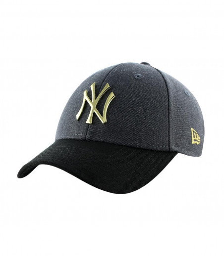 Mettallic wool NY black gold trucker New Era Mettallic wool NY black gold trucker New Era
